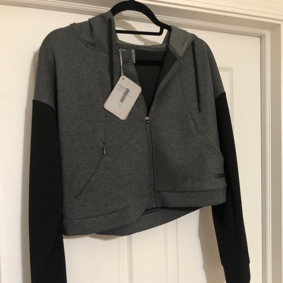 Gymshark Jackets & Blazers - Gymshark crop hoodie